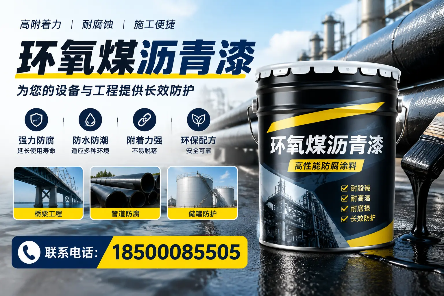 环氧煤沥青漆与其他涂料的对比分析，助力广州企业决策